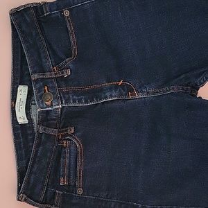 Dark wash high rise A&F jeans